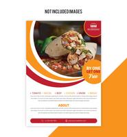 Food Flyer vector