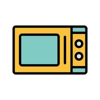 Microwave Oven Vector Icon