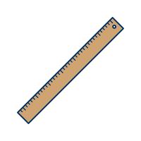 Ruler Vector Icon