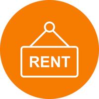 Rent Vector Icon