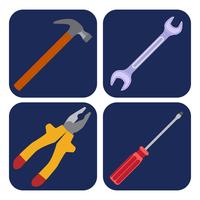 icons set of craft, tools vector