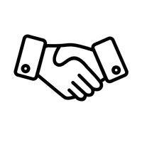 Handshake vector flat icon. Isolated hand shake emoji illustration 20599762  Vector Art at Vecteezy