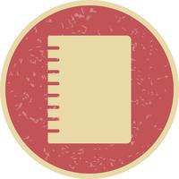 Vector Spiral Notebook Icon