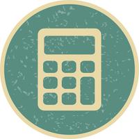 Vector icono de calculadora