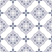 Portuguese azulejo tiles. Blue and white gorgeous seamless patterns.  vector