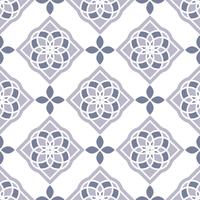 Azulejos de azulejo portugués. Modelos inconsútiles magníficos azules y blancos. vector