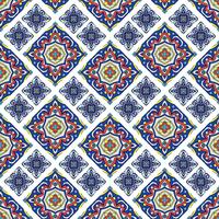 Azulejos de azulejo portugués. Azul y blanco hermosa patte inconsútil