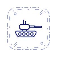 Icono de vector de tanque