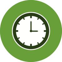 Clock Vector Icon 