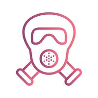 Gas mask Vector Icon