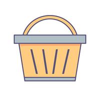 Picnic basket Vector Icon