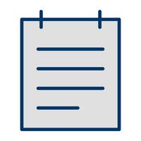 Notepad Vector Icon 