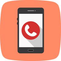 Icono de Vector de aplicación móvil de llamada