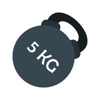 icono de vector kettlebell