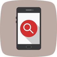 Search Mobile Application Vector Icon 