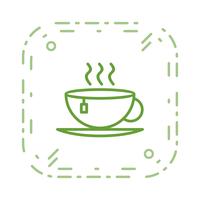 Vector icono de té