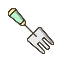 Garden Fork Vector Icon