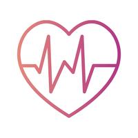 Vector Heart Beat Icon