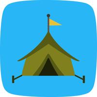 Tent Vector Icon