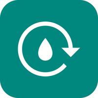 Water Recycle Vector Icon