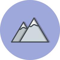 Mountains Vector Icon