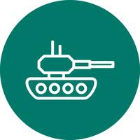 Icono de vector de tanque