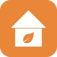 Eco Home Vector Icon