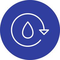 Icono de Vector de reciclaje de agua