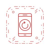 Reset Mobile Application Vector Icon