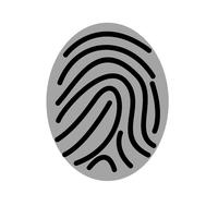 Finger Print Vector Icon