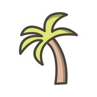 Palmera Vector icono