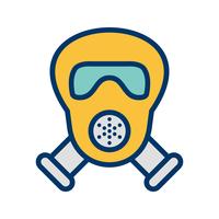 Gas mask Vector Icon