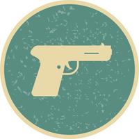 Icono de vector de pistola