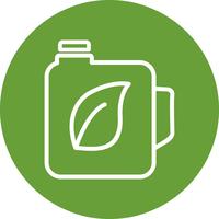 Icono de Vector de aceite ecológico