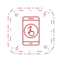 Swipe Mobile Application Vector Icon