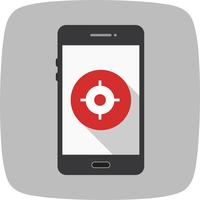 GPS Mobile Application Vector Icon