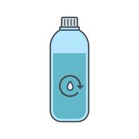 Icono de Vector de reciclaje de agua