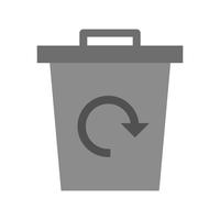 Reciclaje de basura Vector icono