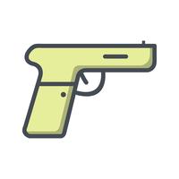 Icono de vector de pistola