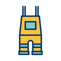 Dungarees Vector Icon