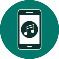 Music Mobile Application Vector Icon