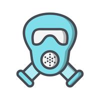 Gas mask Vector Icon