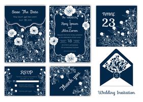 Wedding invitation , Save the date, RSVP card, Thank you card, Table number