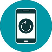 Reset Mobile Application Vector Icon