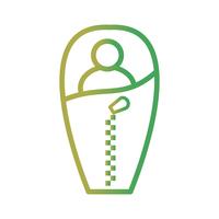 Sleeping Bag Vector Icon