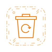 Garbage Recycle Vector Icon