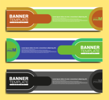 ABSTRACT BANNER WEB TEMPLATE vector