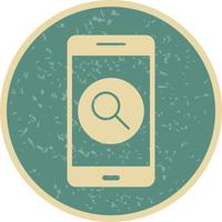 Search Mobile Application Vector Icon 