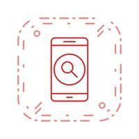 Buscar el icono de Vector de aplicación móvil
