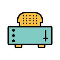 Slice Toaster Vector Icon